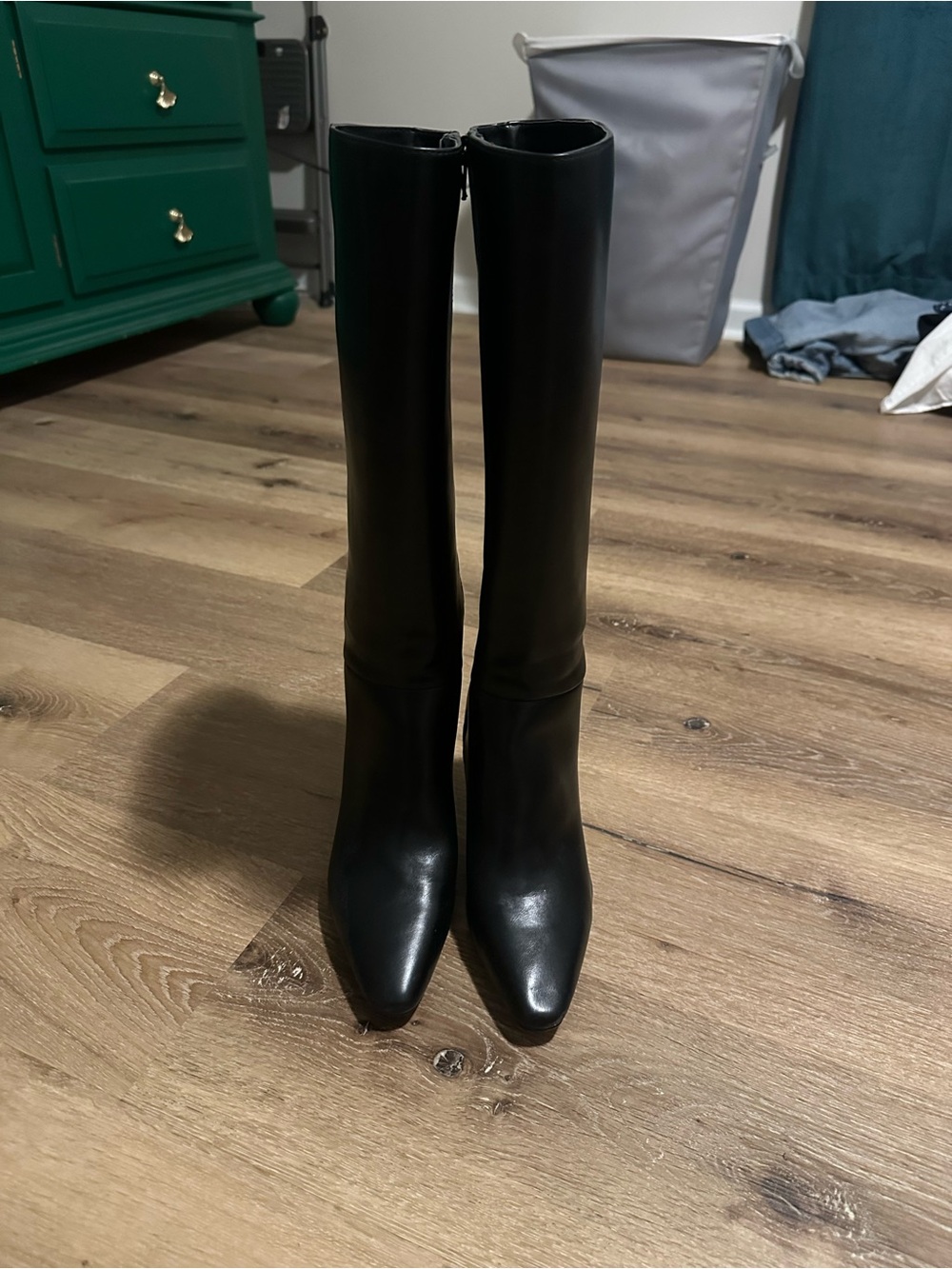 Mix No. 6 Black Over-the-Knee Pointed-Toe Boots